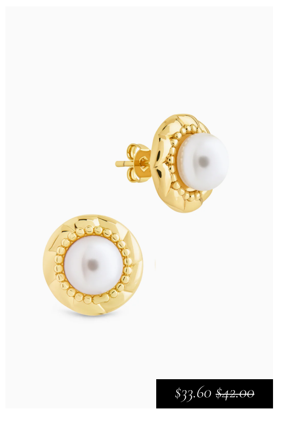 Eudora Pearl Studs $33.60