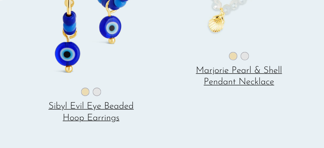 Sibyl evil eye hoops