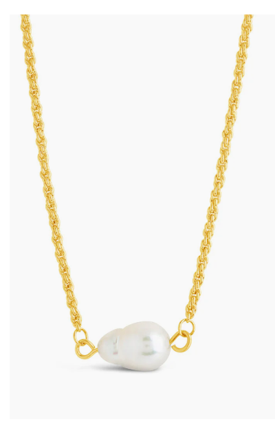 Elyse Pearl Pendant Necklace