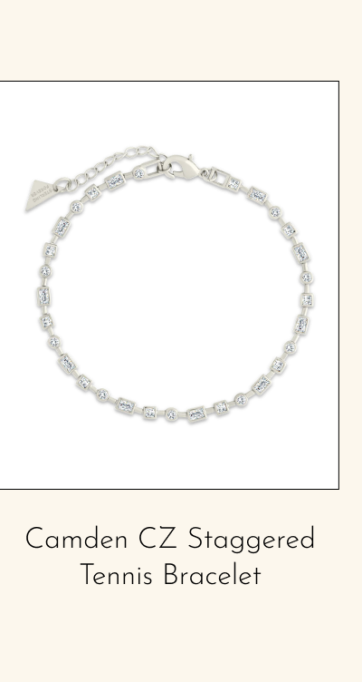 Camden CZ Staggered Tennis Bracelet