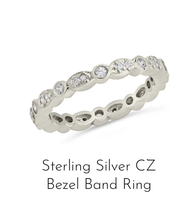 Bezel band ring