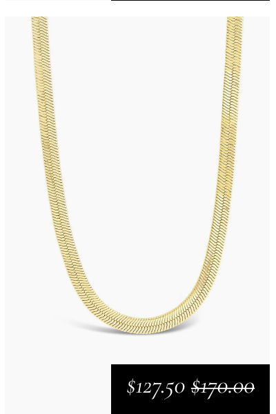Sterling Silver Herringbone Chain