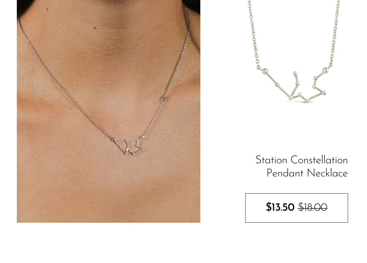 Station Constellation Pendant Necklace [*$13.50* $18.00]