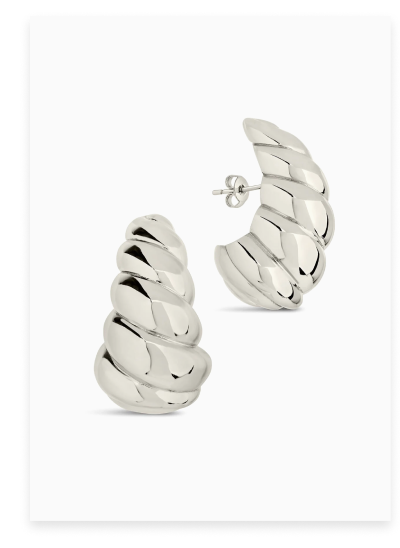 Bobine Statement Stud Earrings