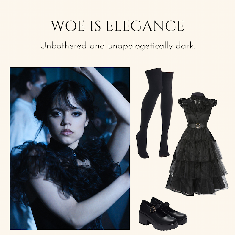 Woe Is Elegance | Unbothered and unapologetically dark.