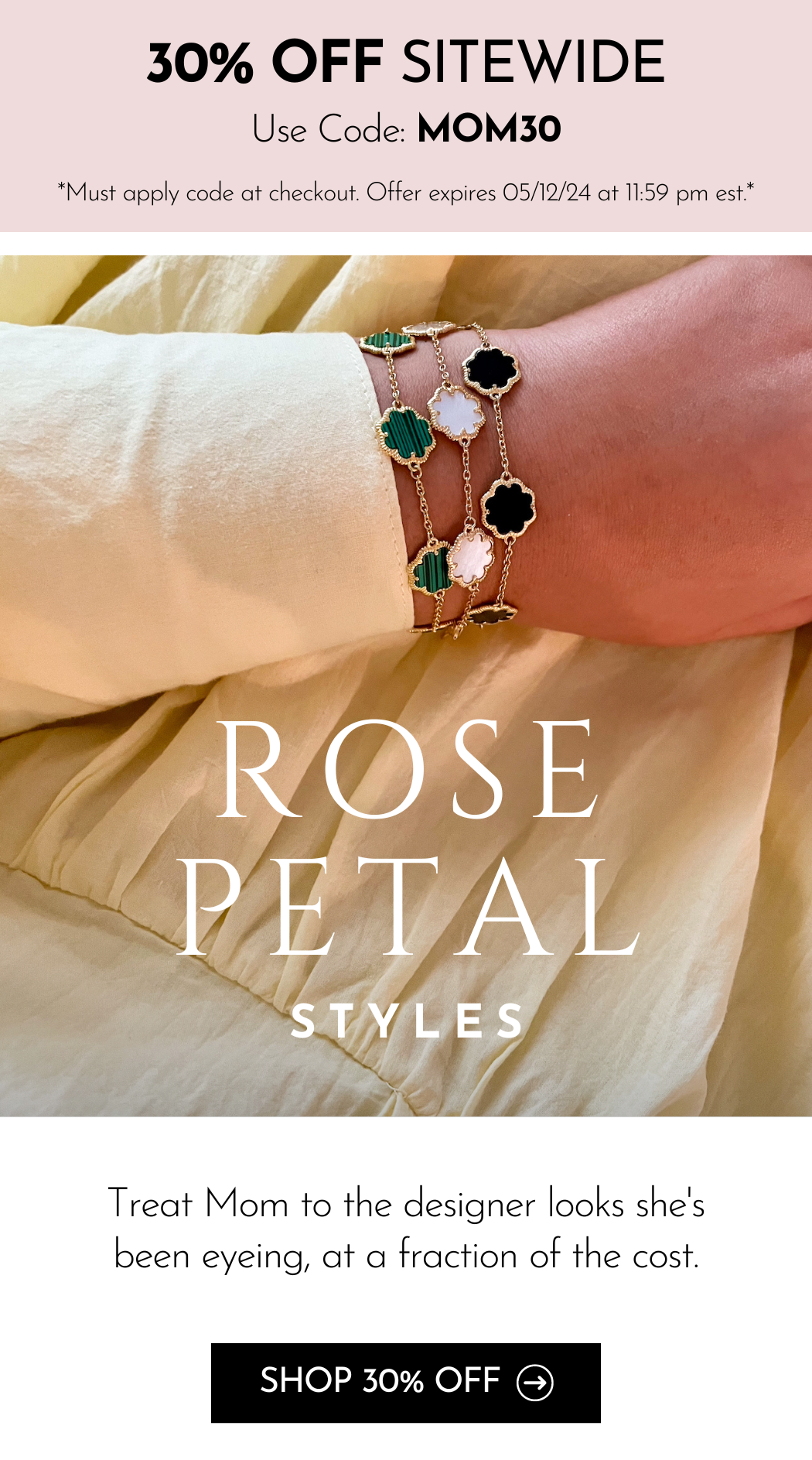 Mother's Day Sale - 30% OFF