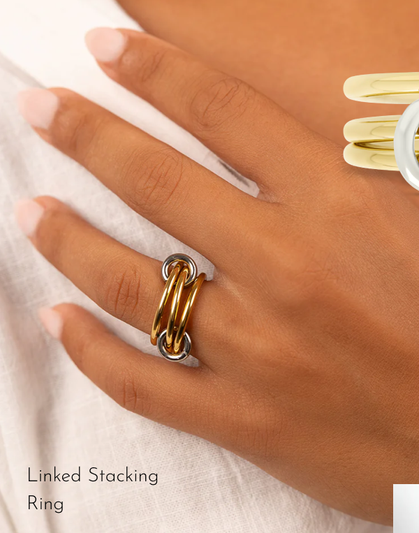 Linked Stacking Ring