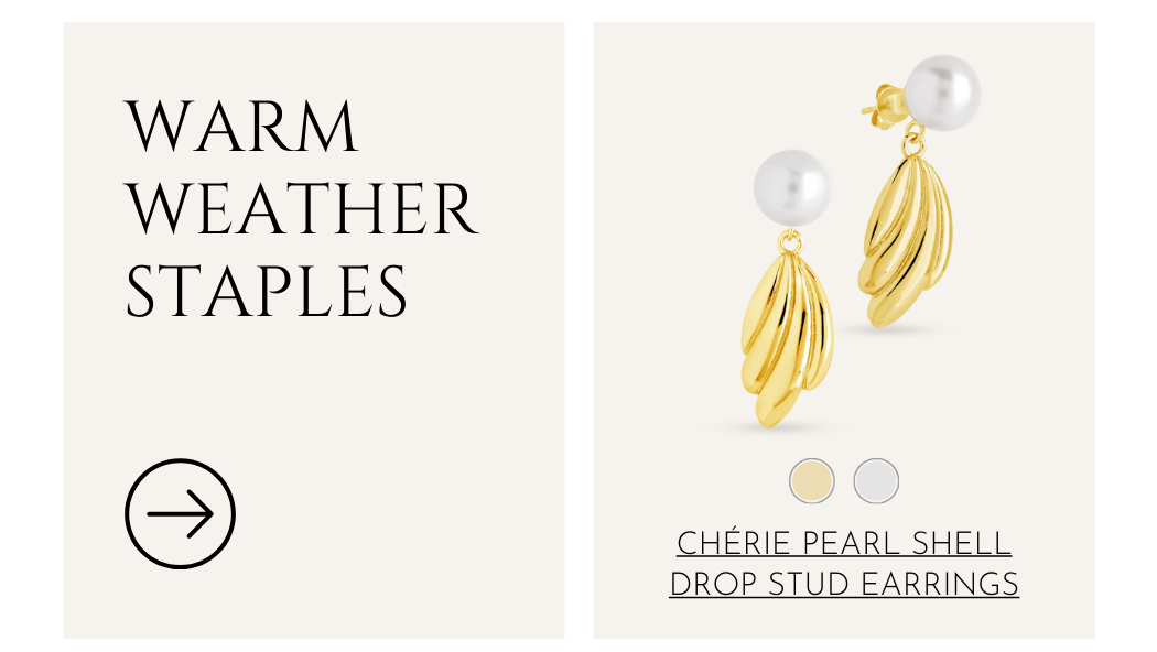 Cherie drop studs
