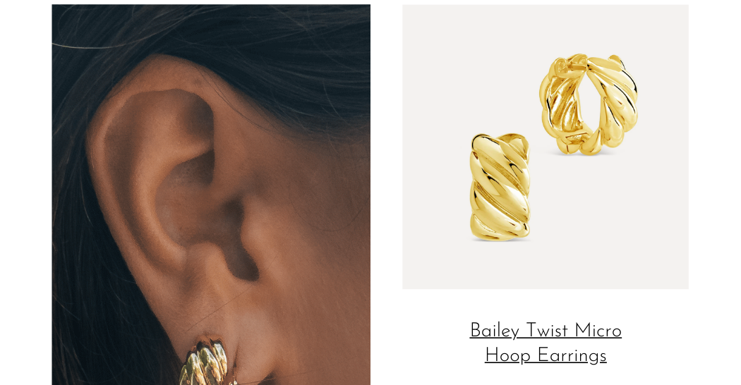 Bailey Twist Hoops