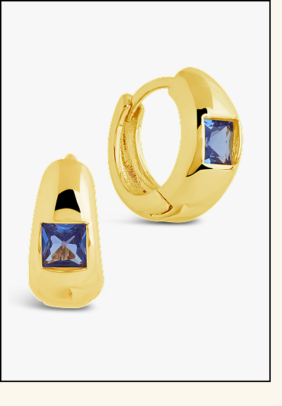 Farah CZ Micro Hoop Earrings