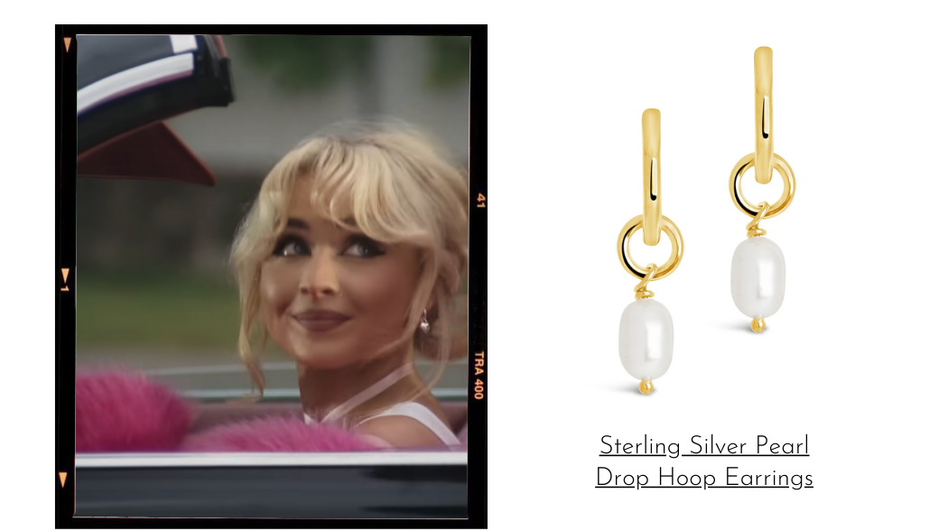 pearl drop hoops