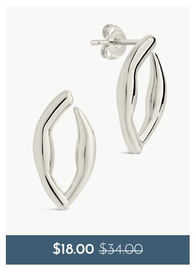 Sharee Contoured Stud Earrings | $18.00