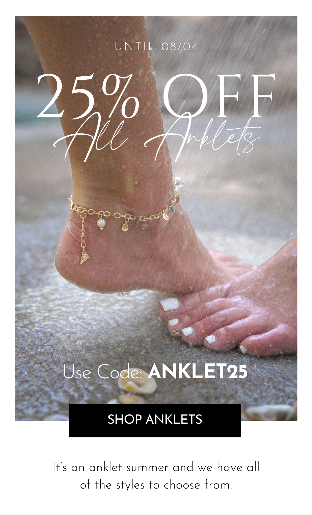 25% OFF Anklets