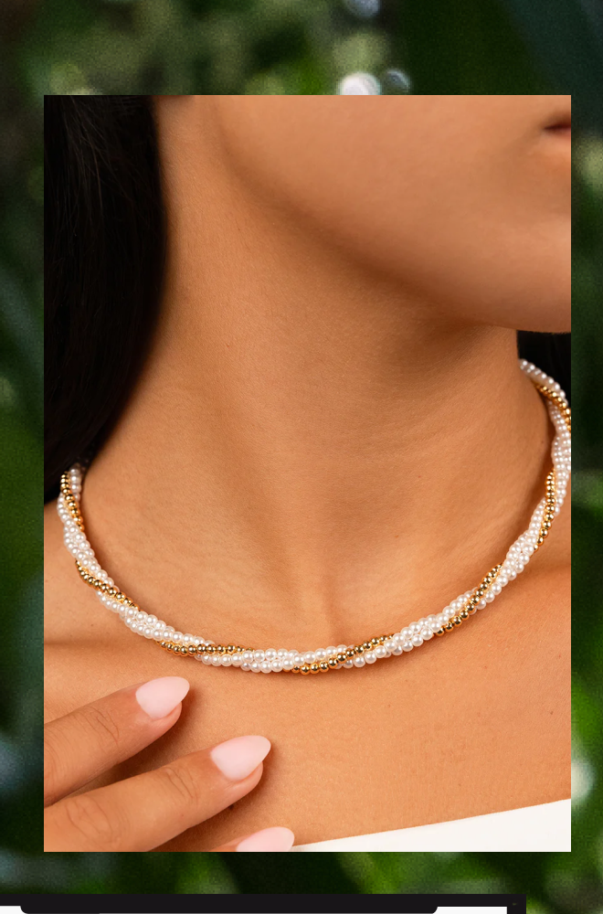 Patti Twisted Pearl Necklace