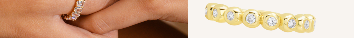 Sterling Silver Trisha CZ Bezel Ring