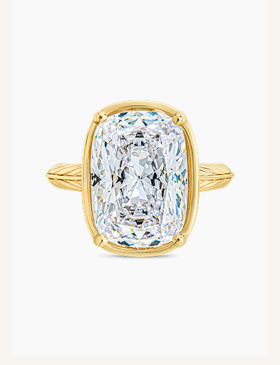 Sterling Silver Elongated Cushion Cocktail Ring