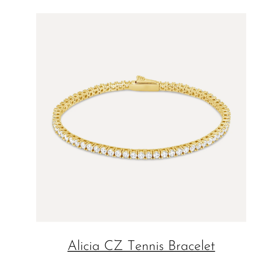 Alicia tennis bracelet