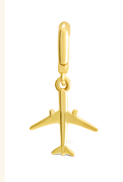 Sterling Silver Airplane Charm