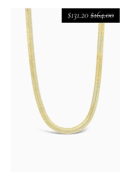 Sterling Silver Herringbone Chain