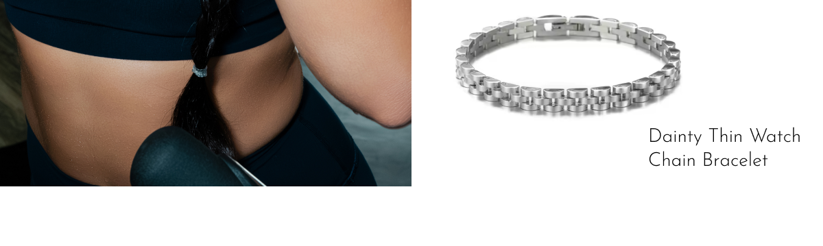 Dainty Thin Watch Chain Bracelet