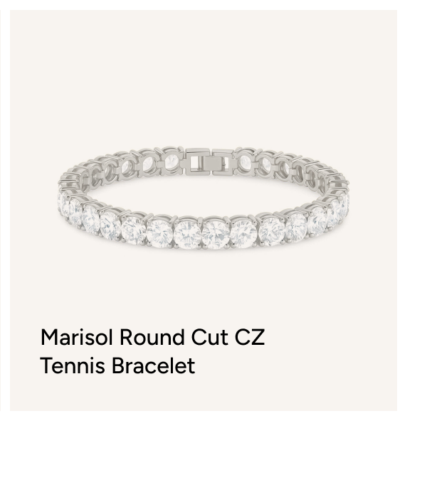 Marisol Round Cut CZ Tennis Bracelet