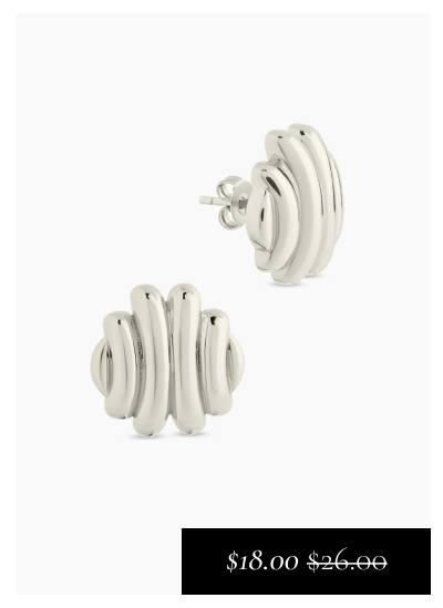 Rudy Textured Studs $18.00 (was $26.00)