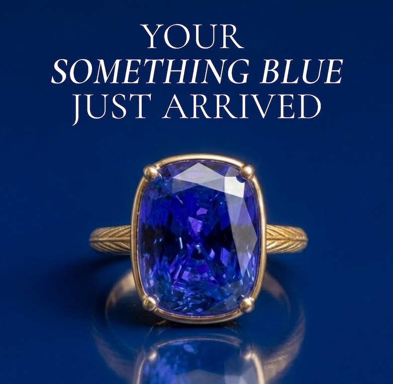 Your something blue just arrived