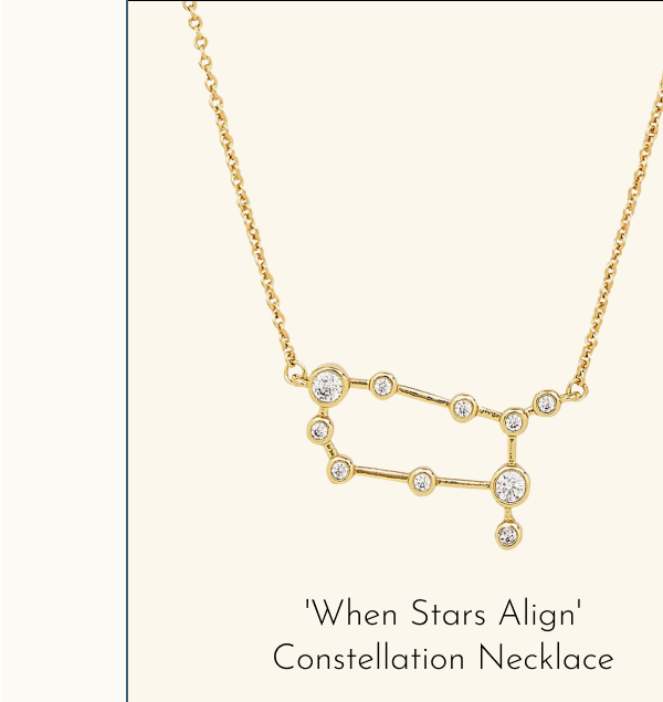 'When Stars Align' Constellation Necklace