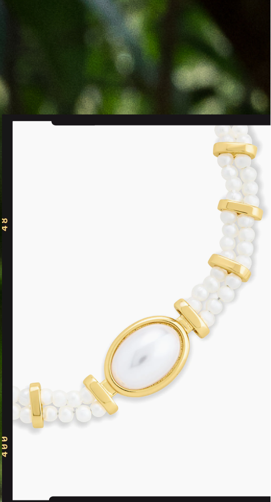 Faela Pearl Watch Band Bracelet
