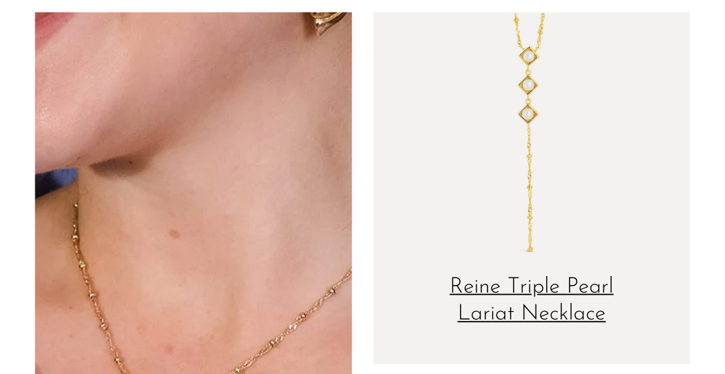 reine lariat necklace