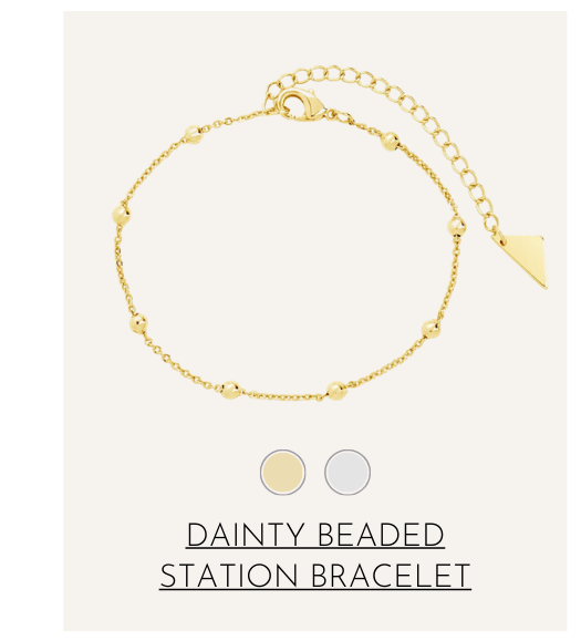 Dainty Beaded Bracelet