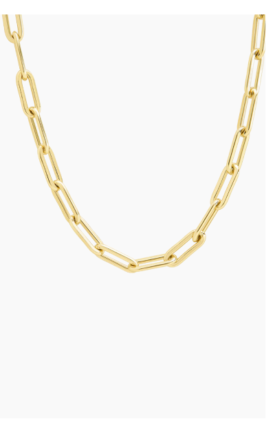 Sterling Silver Paperclip Chain Necklace