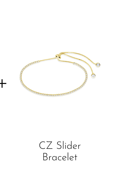 CZ Slider Bracelet
