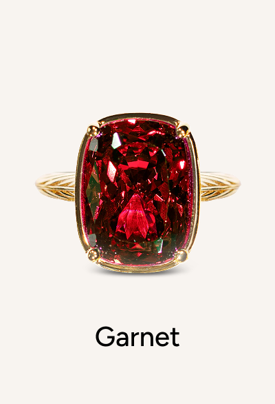 Sterling Silver Elongated Cushion Garnet CZ Cocktail Ring