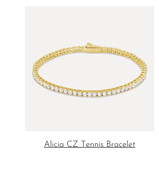 alicia cz tennis bracelet