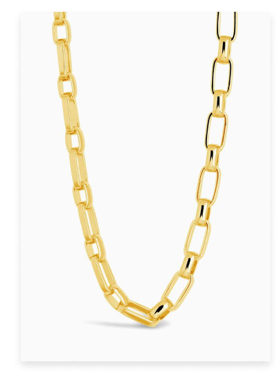 Elara Bold Paperclip Chain Necklace