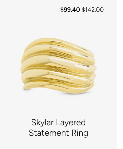 Sterling Silver Skylar Layered Statement Ring [*$99.40* $142.00]