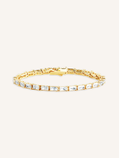 Blanche CZ Tennis Bracelet