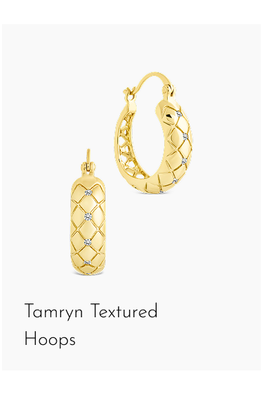 Tamryn Textured Hoops