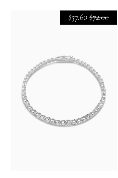 Bezel CZ Tennis Bracelet