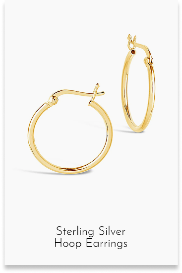 Sterling Silver Hoop Earrings