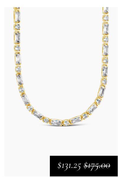 Georgia CZ Tennis Necklace