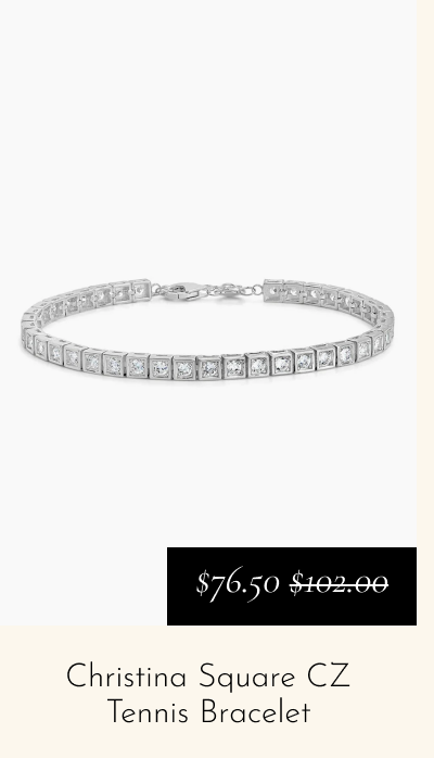 Christina Square CZ Tennis Bracelet [*$76.50* $102.00]