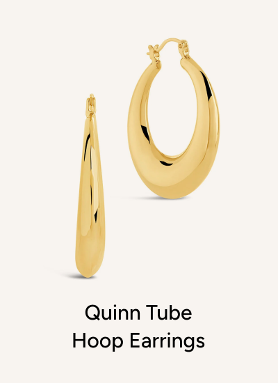 Quinn Tube Hoop Earrings