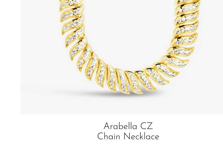 Arabella CZ Chain Necklace
