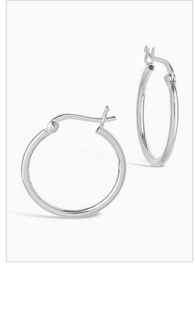 Sterling Silver Hoop Earrings
