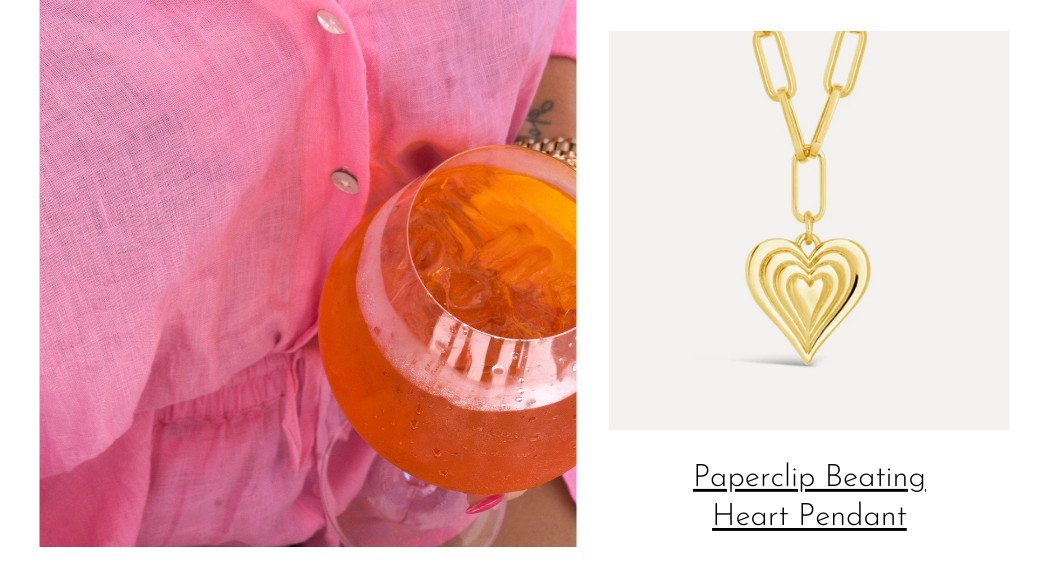 beating heart necklace