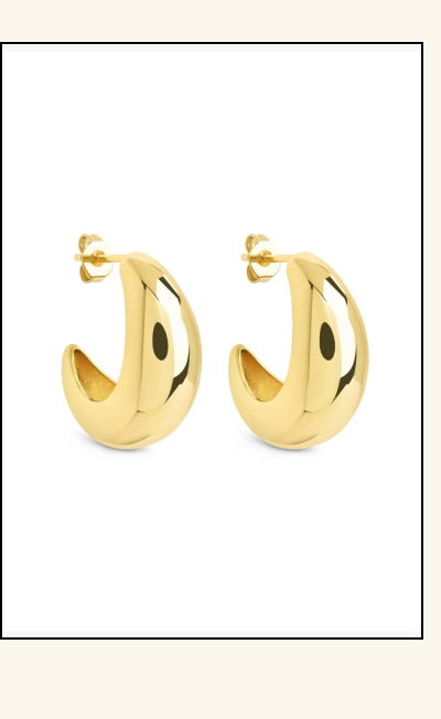 Julia Micro Huggie Hoop Earrings