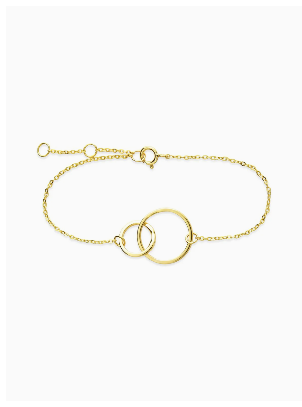 Sterling Silver Interlocking Circle Bracelet