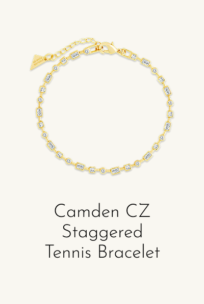 Camden CZ Staggered Tennis Bracelet